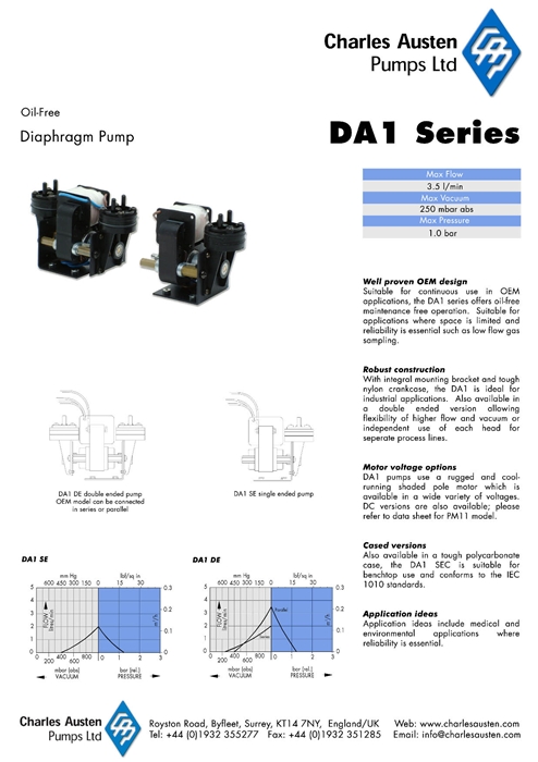 다이아프램-에어,가스용 DA1