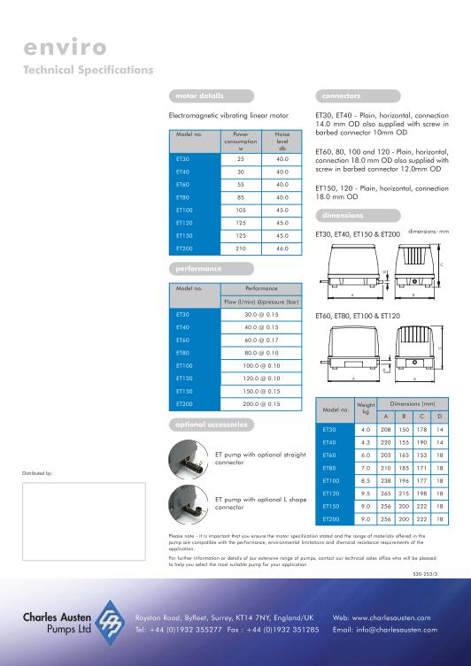 리니어 다이아프램-ET 시리즈