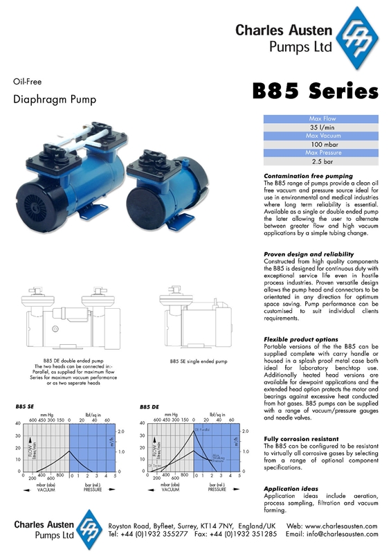 다이아프램-에어,가스용 B85