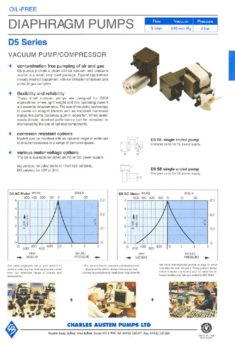 다이아프램-에어,가스용 D5
