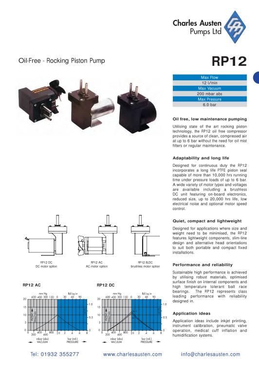 락킹피스톤-에어,가스용 RP12