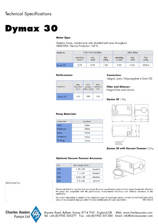 실험실용펌프-DYMAX5 (다이맥스5)